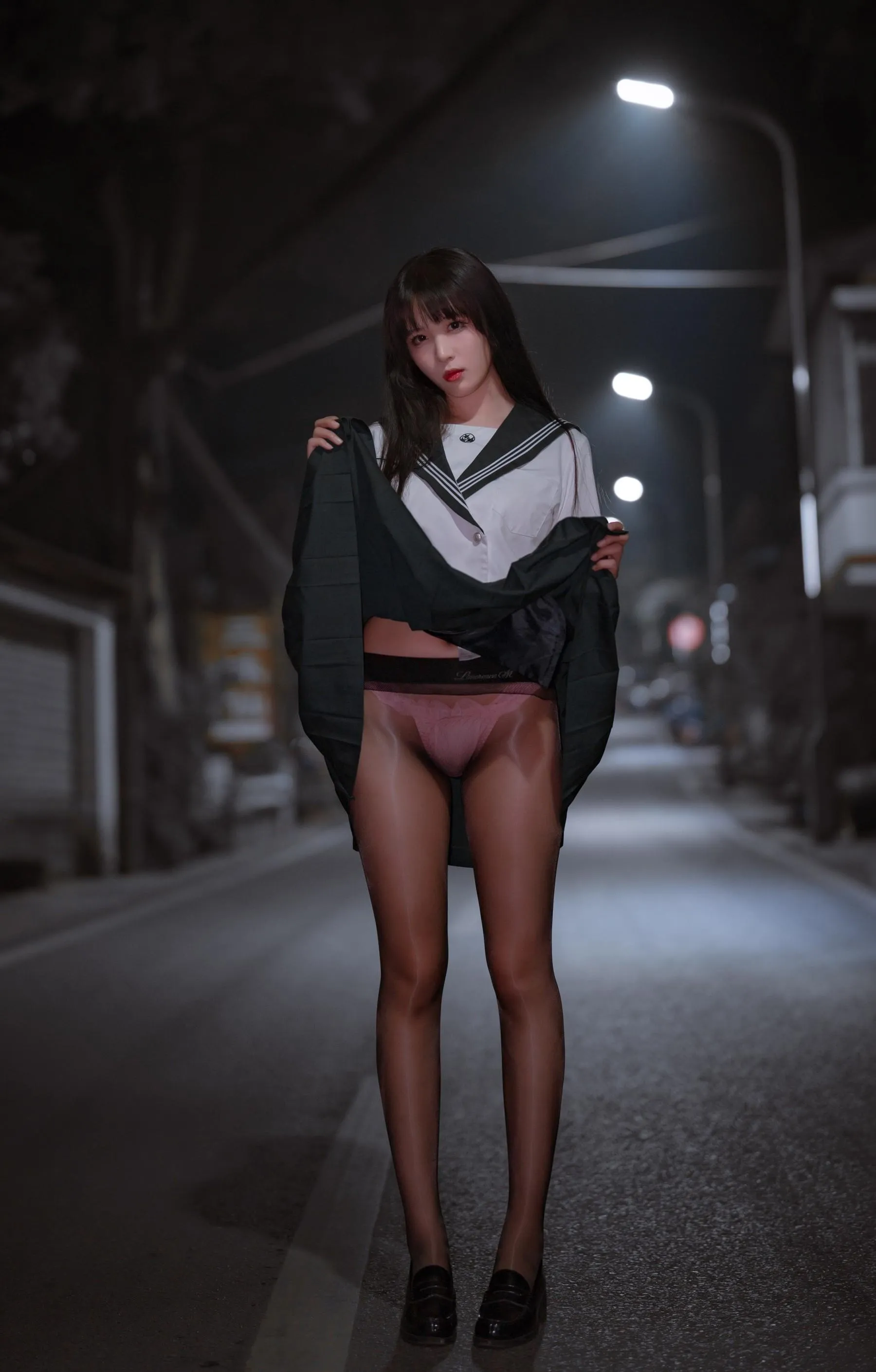 轩萧学姐 – NO.38 公路JK [57P]插图2